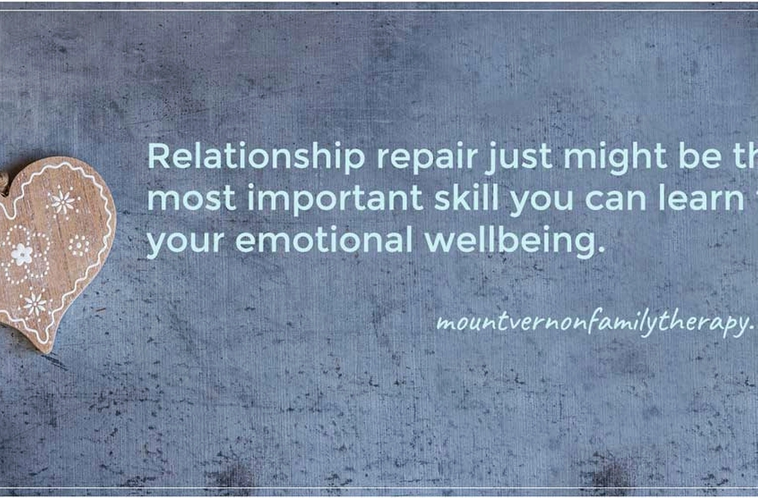Relationship repair training